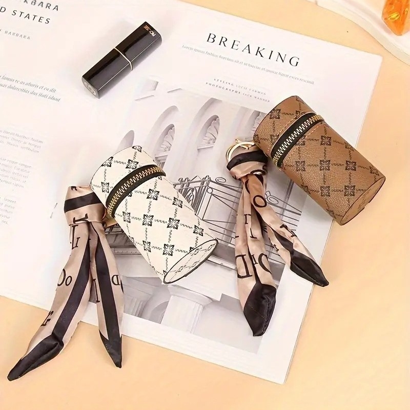 Huizhuo Portofel pentru monede, PU, imprimeu floral, primăvara 2024, pentru uz zilnic, spațiu de depozitare