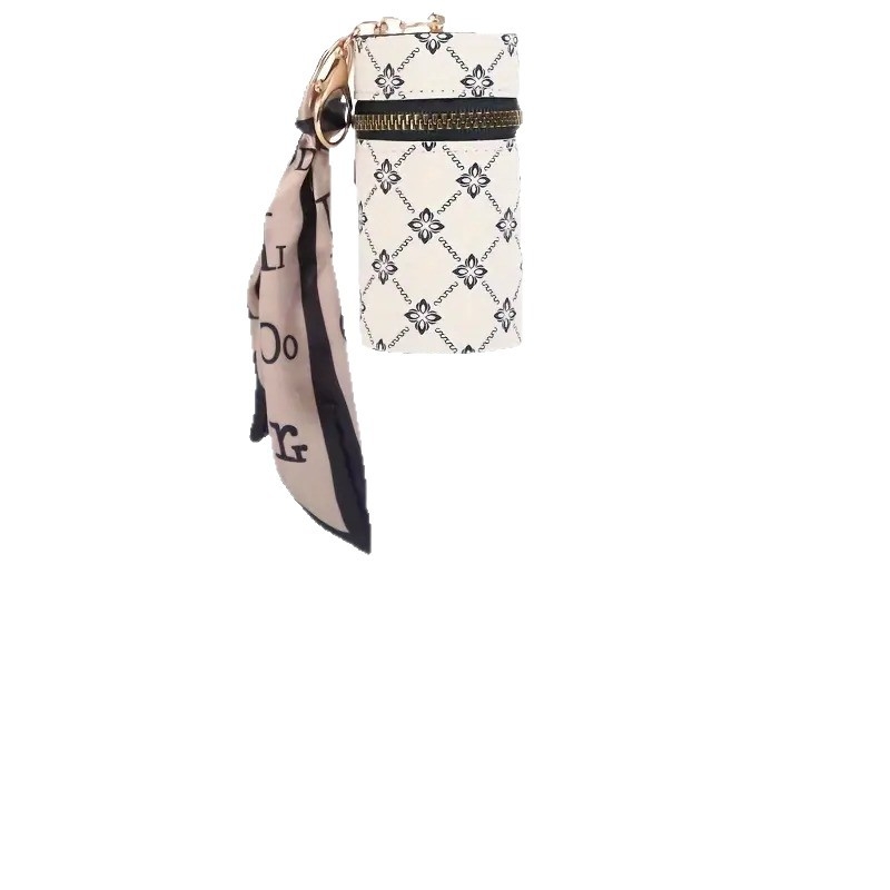 Huizhuo Portofel pentru monede, PU, imprimeu floral, primăvara 2024, pentru uz zilnic, spațiu de depozitare