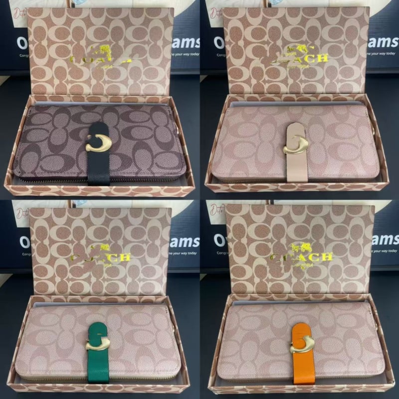 Portofel PU în stil urban – clutch pătrat mic, cu fermoar, buzunar pentru documente