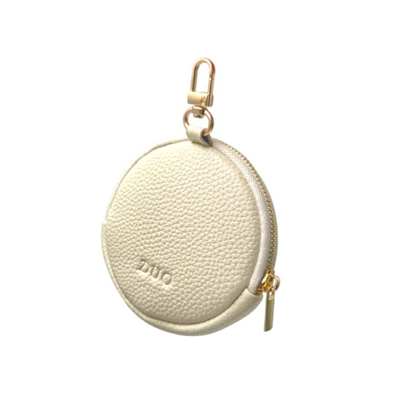 Kružna novčanik s zipom za kovance, PU materijal, pretinac za slušalice, unisex