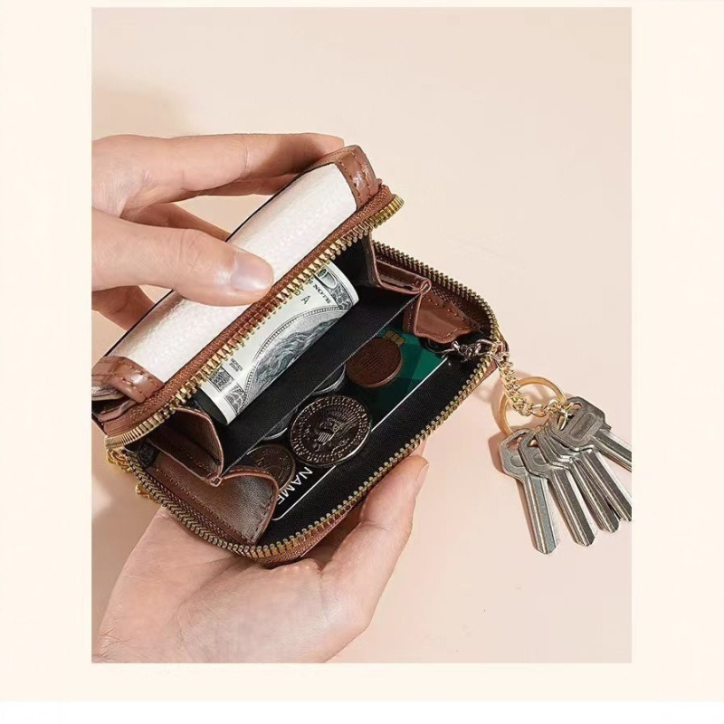 Γυναικείος διπλωτός πορτοφόλι από PU δέρμα, αστική λιτή σχεδίαση, επένδυση από συνθετικό δέρμα, Άνοιξη 2025, διευρυμένη χωρητικότητα