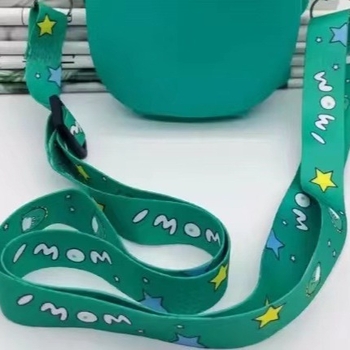 Silikonski novčanik za kovanice s dinosaurom u anime stilu, japanskog stila, cross-body torba, unisex, svakodnevna uporaba