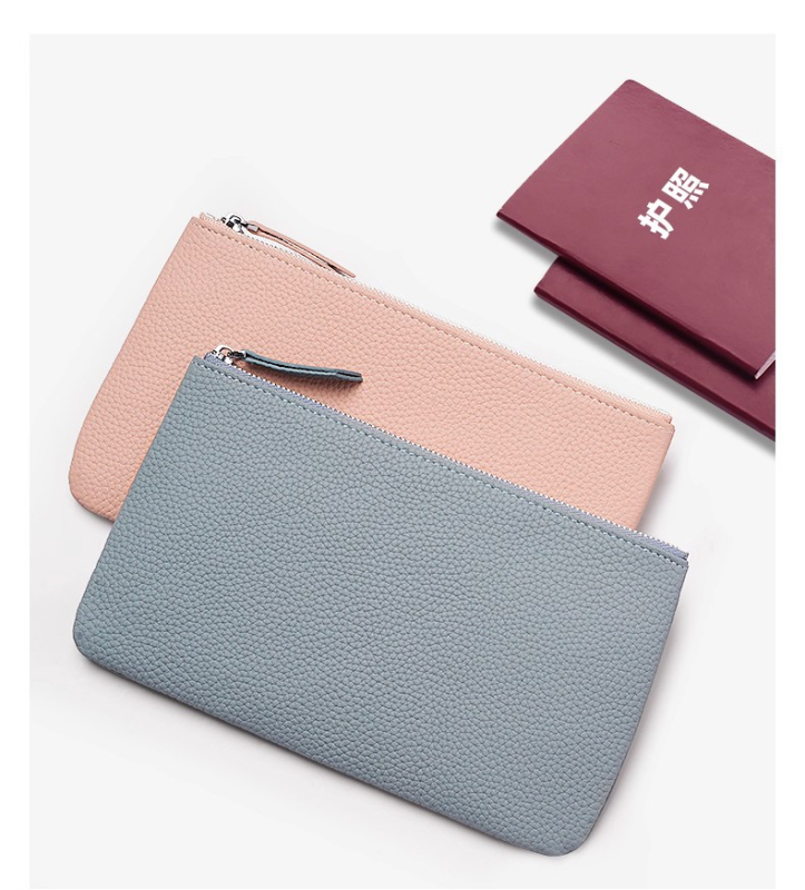 Γυναικείο κοντό πορτοφόλι με θήκη για κέρματα με φερμουάρ, PU υλικό, PU επένδυση, OEM μάρκα, 2025