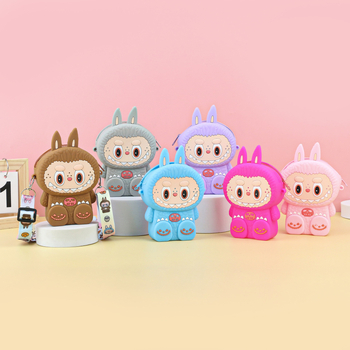 Silikonski novčanik za kovance s anime crtanim motivom, dječji stil, unisex, proljeće 2025 (Silikon; Anime i crtani; Dječji stil; Unisex; Proljeće 2025)