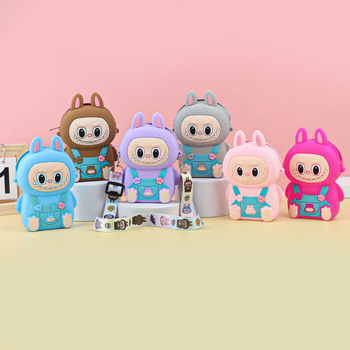 Silikonski novčanik za kovance s anime crtanim motivom, dječji stil, unisex, proljeće 2025 (Silikon; Anime i crtani; Dječji stil; Unisex; Proljeće 2025)