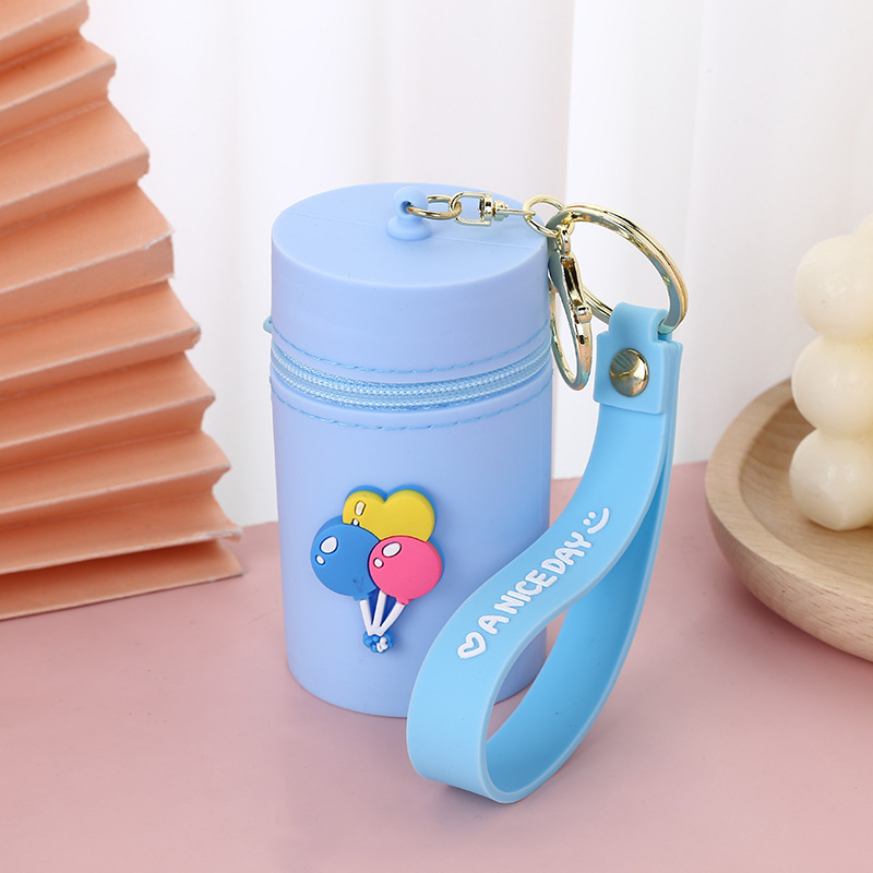 Silikonska torbica za novčiće s anime uzorkom, gradski minimalizam, unisex, vodootporna i ultra lagana