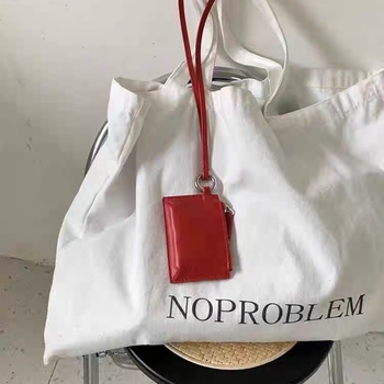 Držač kartica za vrat sa zipom i džepom za novac – PU materijal, unisex, bez podstave, svakodnevna upotreba