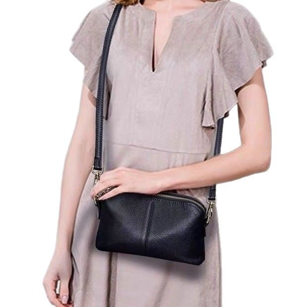 PU crossbody torba, shell stil, unutarnja džep s zipom, poliester podstava