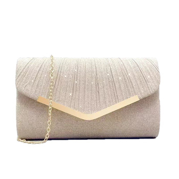 Večernja clutch torbica — gradski minimalistički stil, poliester, horizontalno kvadratnog oblika, magnetsko zatvaranje, ID džep