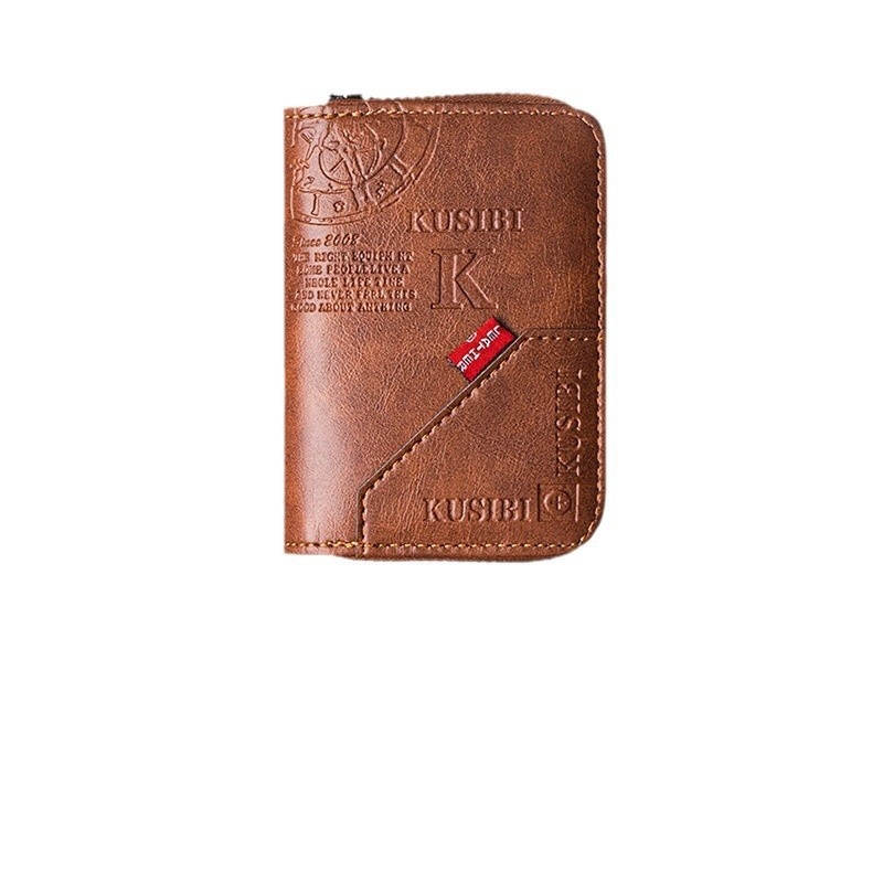 PU kožni novčanik za kartice, unisex, 1 preklop, platnena podstava