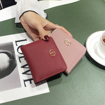 Portofel din piele PU, compact, ultra-subțire, design pliabil multifuncțional, impermeabil și ultra-ușor