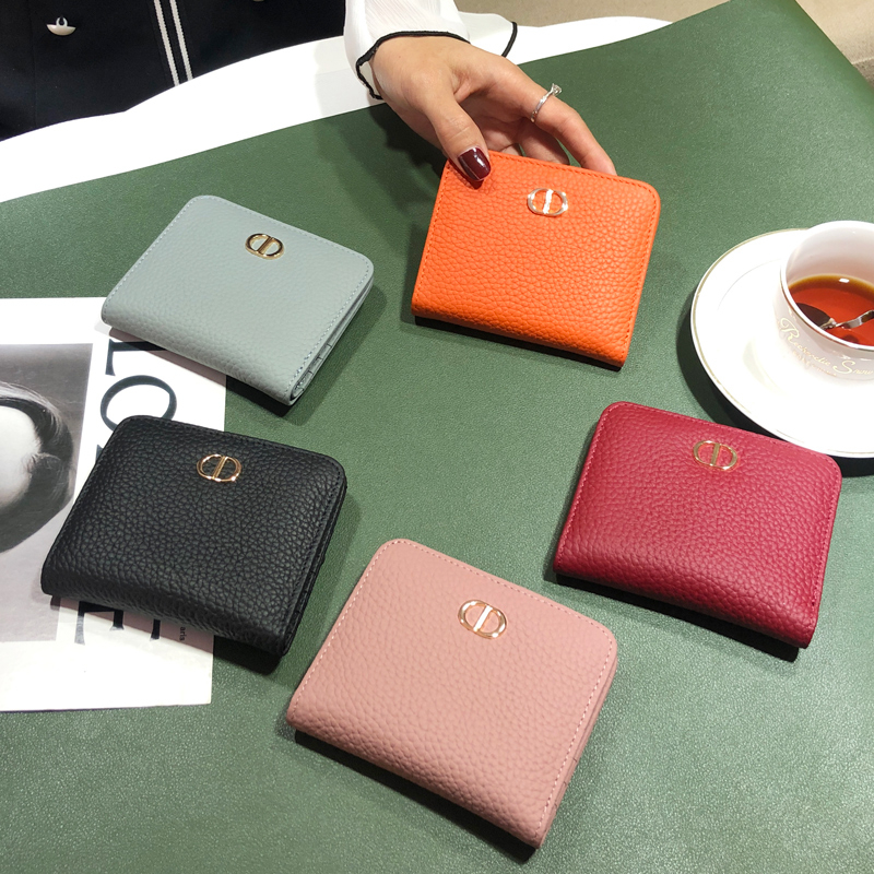 Portofel din piele PU, compact, ultra-subțire, design pliabil multifuncțional, impermeabil și ultra-ușor