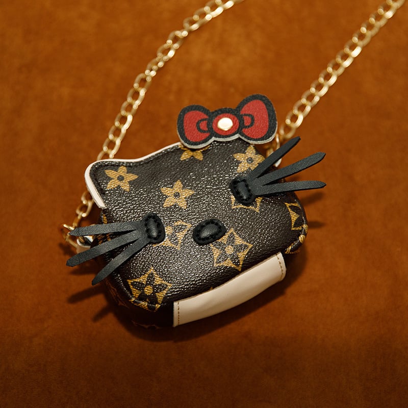 Novčanik za kovance od PU materijala s prugastim uzorkom, podstava PU, funkcija proširenja (Materijal: PU; Uzorak: pruge; Podstava: PU; Kategorija: novčanik za kovance; Funkcija: proširenje)