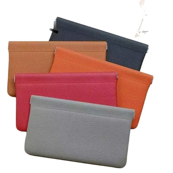 PU kožna clutch torba, ultra tanka, prijenosna, velikog kapaciteta, može držati telefon i novčiće, korejskog stila dnevni kozmetički organizator