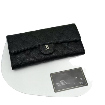 Πορτοφόλι από γνήσιο δέρμα, μακρύ με διπλό σχέδιο, δέρμα πρώτου στρώματος, πολυεστερική επένδυση