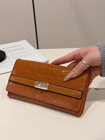 Geantă clutch pentru femei, ultraușoară, material PU, căptușeală poliester, vara 2025, stil matur elegant