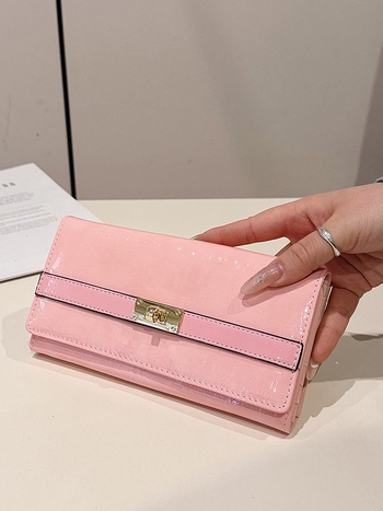 Geantă clutch pentru femei, ultraușoară, material PU, căptușeală poliester, vara 2025, stil matur elegant