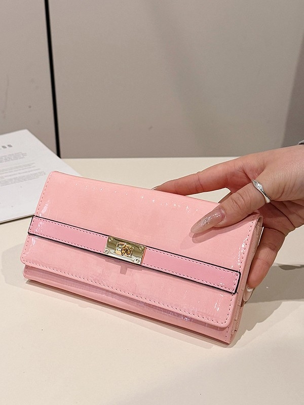 Geantă clutch pentru femei, ultraușoară, material PU, căptușeală poliester, vara 2025, stil matur elegant