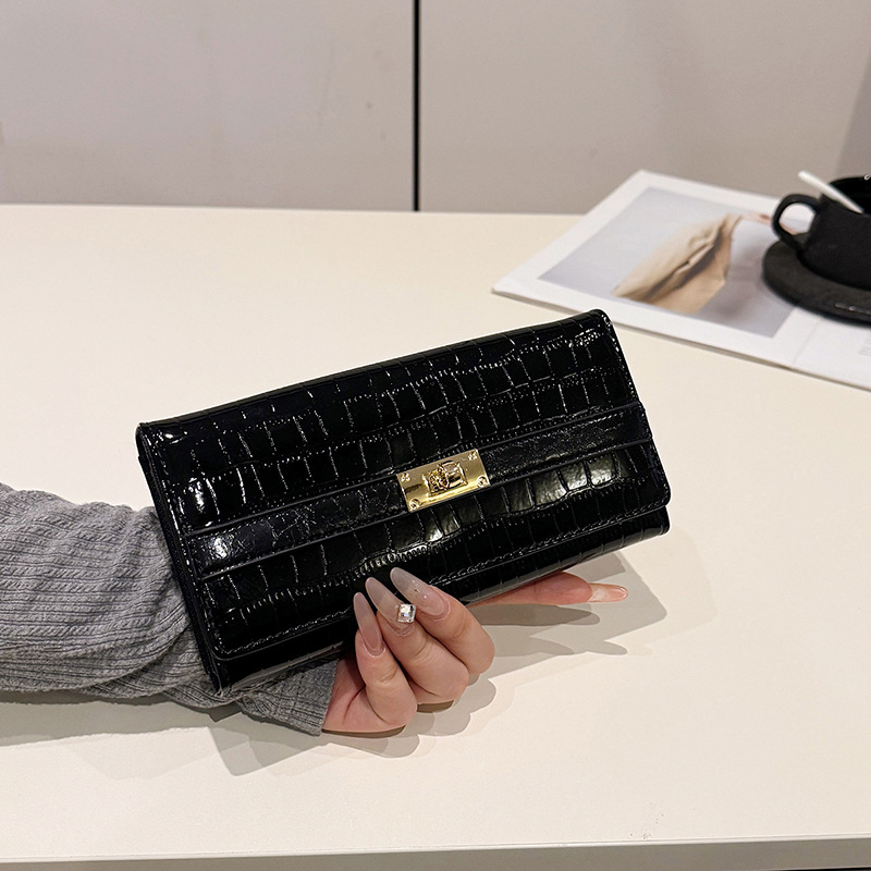 Geantă clutch pentru femei, ultraușoară, material PU, căptușeală poliester, vara 2025, stil matur elegant