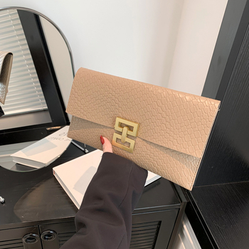 Clutch torba s uličnim stilom, PU materijal, mali kvadratni oblik, magnetsko zatvaranje, džep za telefon, poliester podstava