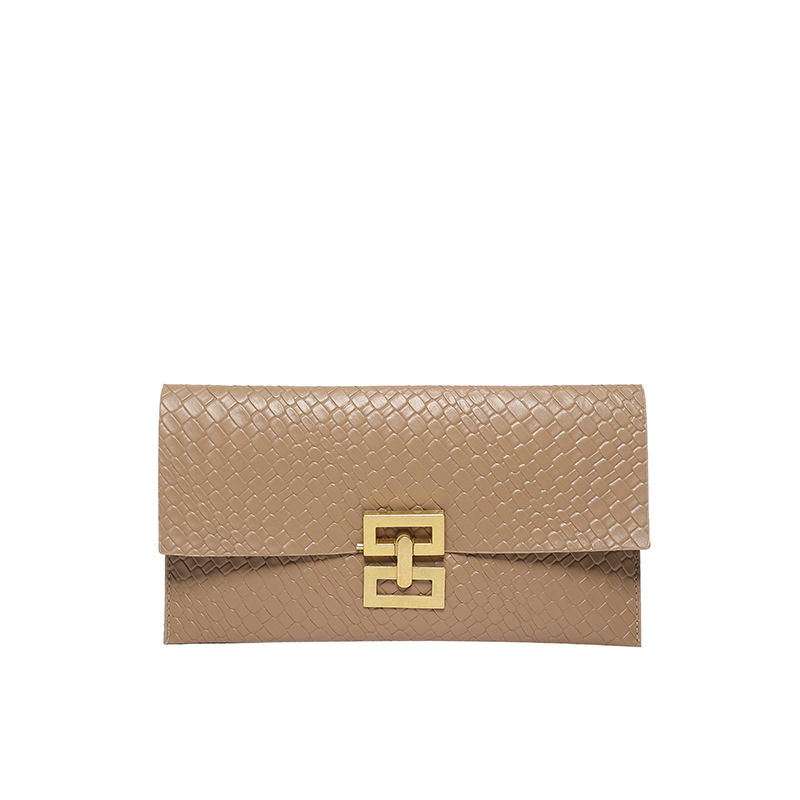 Clutch torba s uličnim stilom, PU materijal, mali kvadratni oblik, magnetsko zatvaranje, džep za telefon, poliester podstava