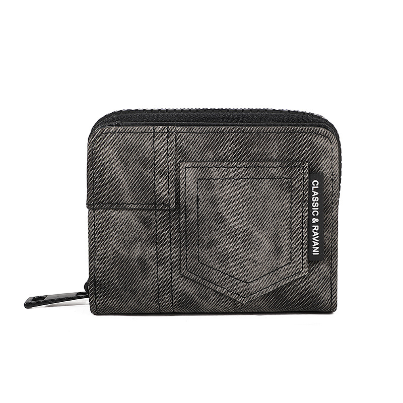 Portofel dama HAITAO, material PU, stil fashion de stradă, căptușeală poliester, extensie