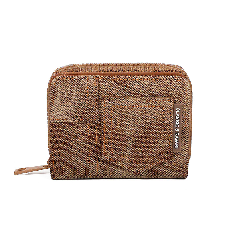 Portofel dama HAITAO, material PU, stil fashion de stradă, căptușeală poliester, extensie