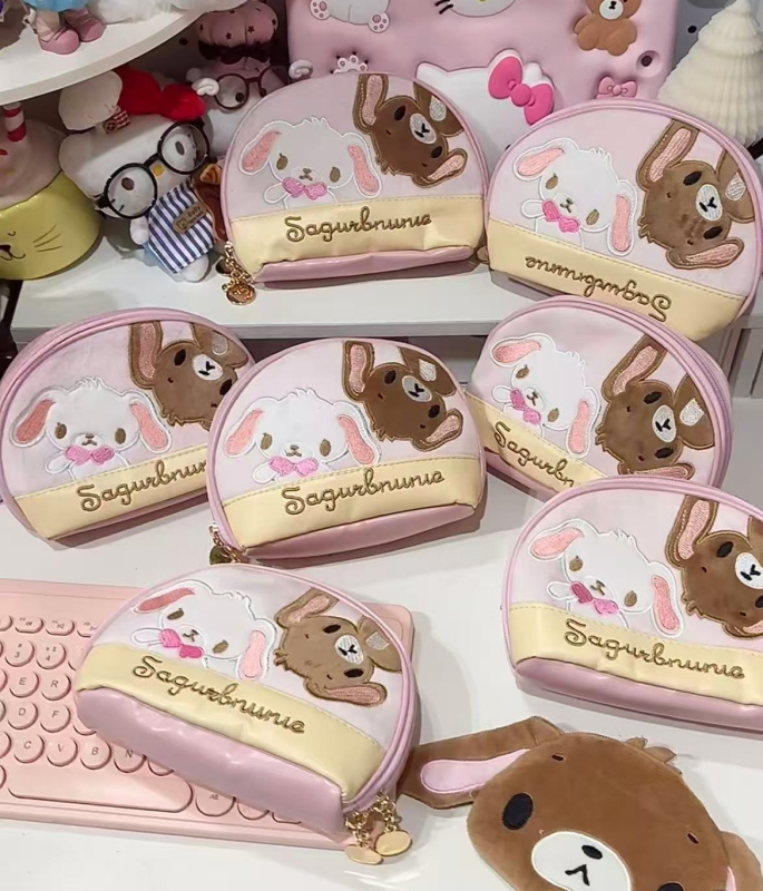 Novčanik za kovanice u japanskom stilu, od pliša, karikaturni dizajn, unisex, za kućnu pohranu