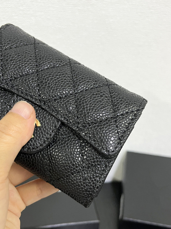 Портфейл за карти и монетник от естествена кожа, кожа от първи слой, диамантено-шевиран модел, подплата полиестер-памук, изключително лек, пролет 2025