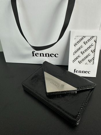 Fennec четирислотов портфейл за карти с триъгълно отваряне, PU кожа, водоустойчив, унисекс