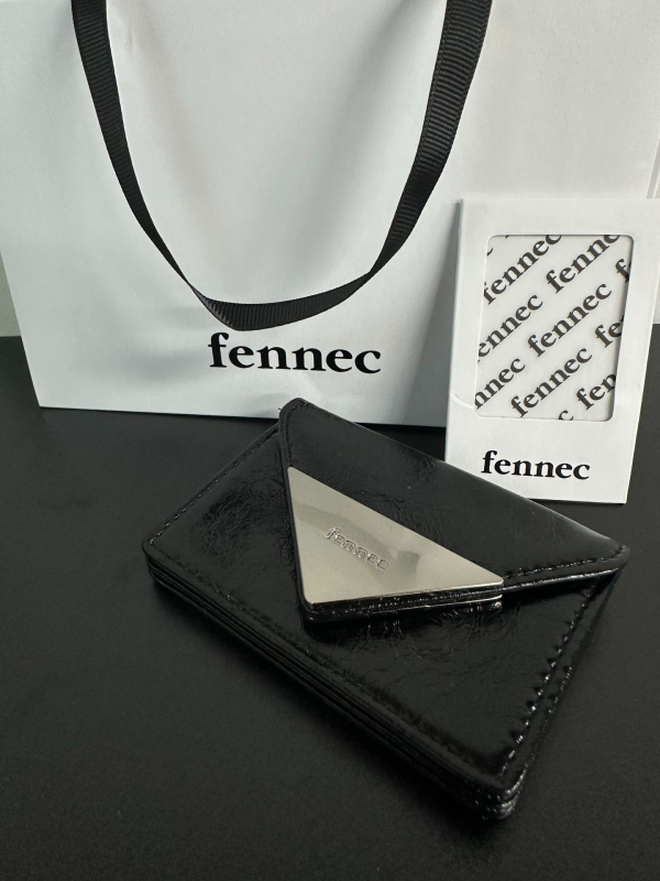 Fennec четирислотов портфейл за карти с триъгълно отваряне, PU кожа, водоустойчив, унисекс