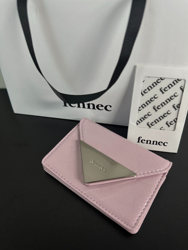 Fennec четирислотов портфейл за карти с триъгълно отваряне, PU кожа, водоустойчив, унисекс