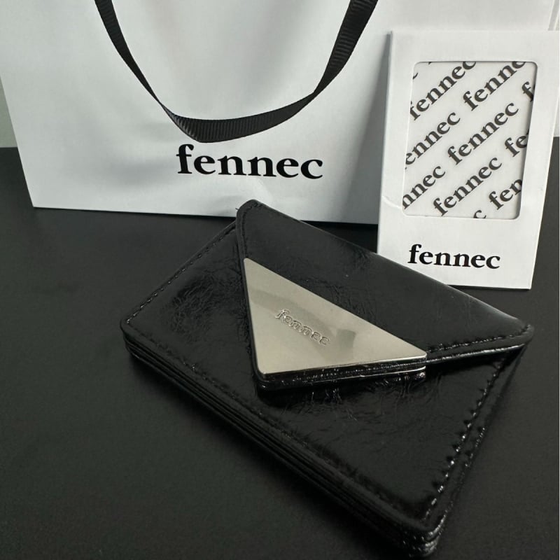 Fennec четирислотов портфейл за карти с триъгълно отваряне, PU кожа, водоустойчив, унисекс