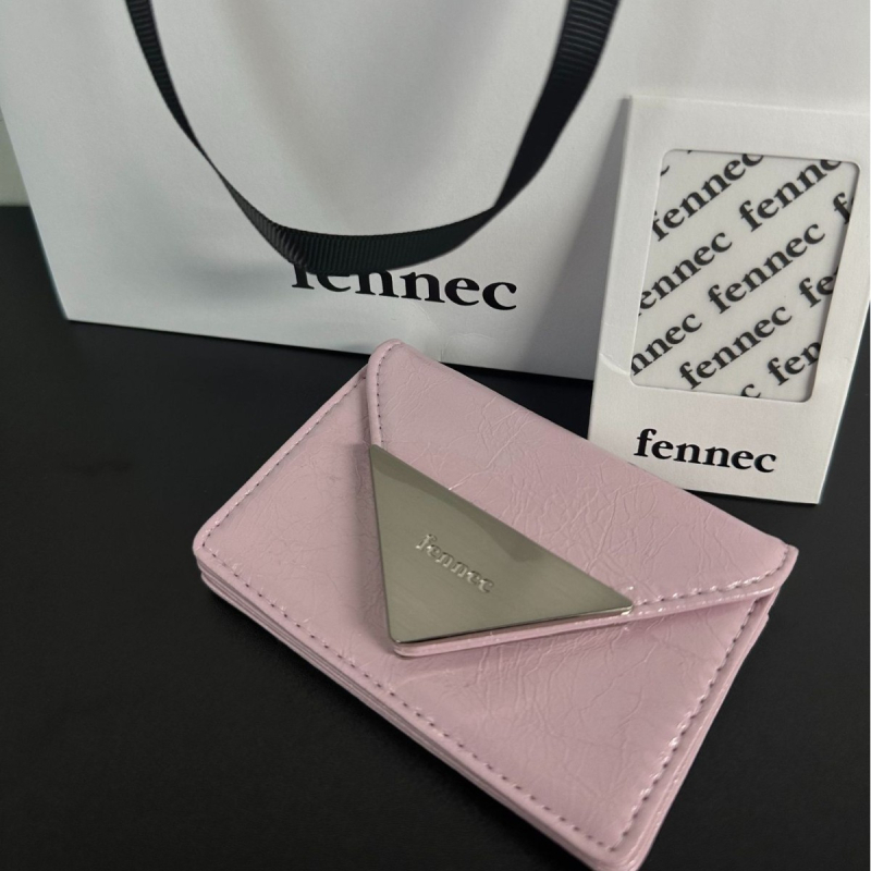 Fennec четирислотов портфейл за карти с триъгълно отваряне, PU кожа, водоустойчив, унисекс