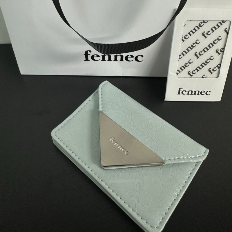 Fennec четирислотов портфейл за карти с триъгълно отваряне, PU кожа, водоустойчив, унисекс