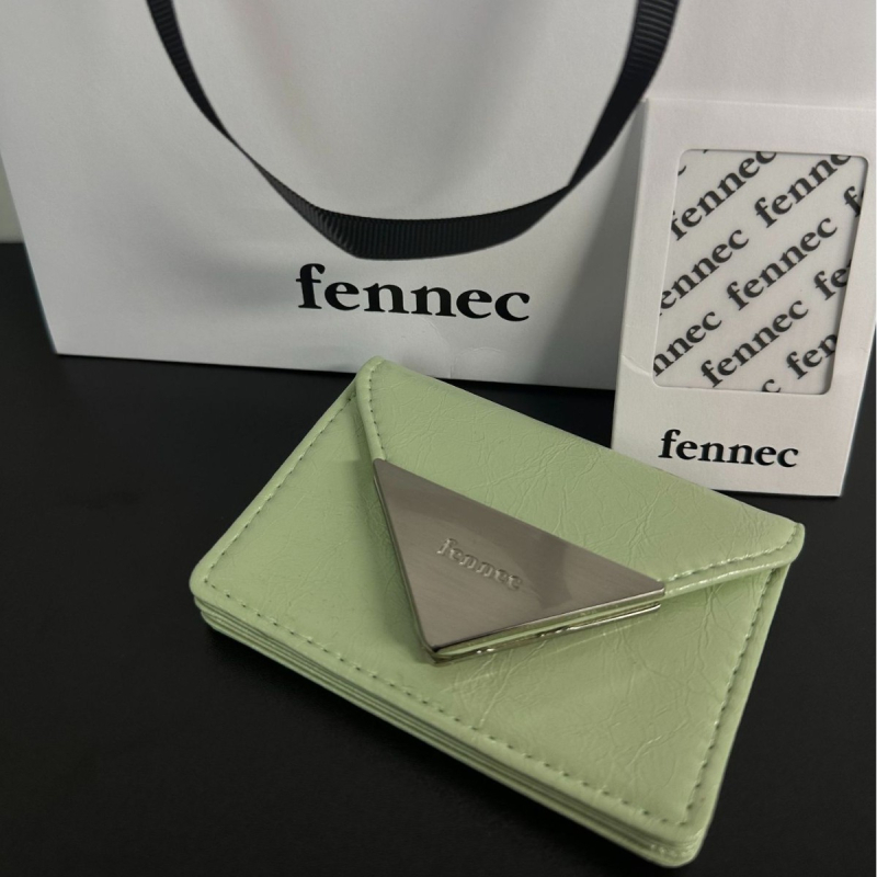 Fennec четирислотов портфейл за карти с триъгълно отваряне, PU кожа, водоустойчив, унисекс