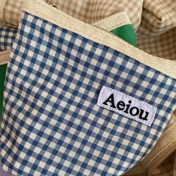 FYN vászon clutch és kozmetikai táska, uniszex napi használatra, vászon béléssel