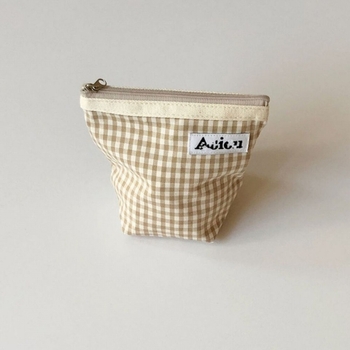 FYN vászon clutch és kozmetikai táska, uniszex napi használatra, vászon béléssel