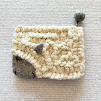 Πορτοφόλι κερμάτων από μαλλί φελτ, σχέδιο anime καρτούν, παιδικό στυλ, unisex, άνοιξη 2025