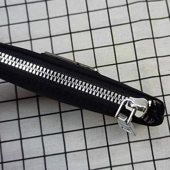 PU монетник с цип, унисекс дизайн, портфейл за карти с няколко слота, компактен, подплата от полиестер.