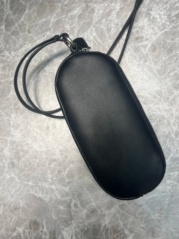 Puzdro na okuliare a mince z kozej kože, unisex, mestský štýl, podšívka z ovčej kože