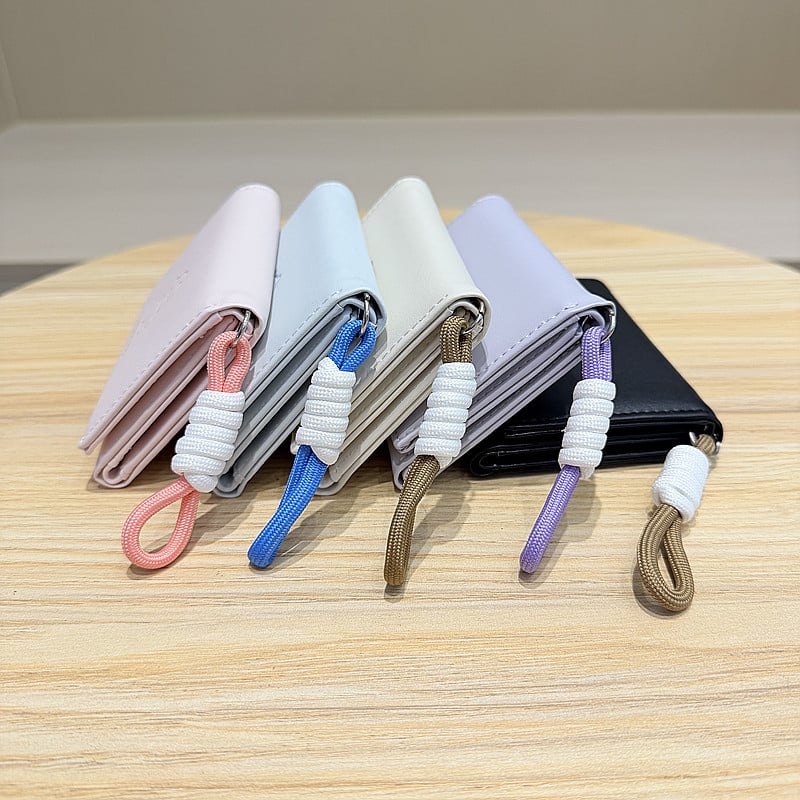 Portofel Bear Print din PU cu lanyard - foarte ușor, capacitate extinsă, căptușeală poliester, Dane, vară 2025