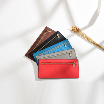 Държач за карти от PU кожа, унисекс, градски минималистичен стил, 1 отделение