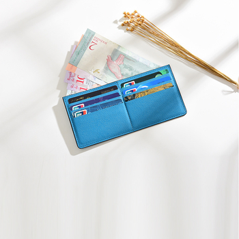 Държач за карти от PU кожа, унисекс, градски минималистичен стил, 1 отделение