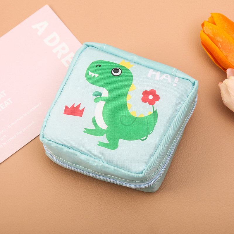 Soaring taška na skladovanie hygienických vložiek, kuboidálny tvar, nylonová, model 02, viacúčelová pre cestovanie a kozmetiku