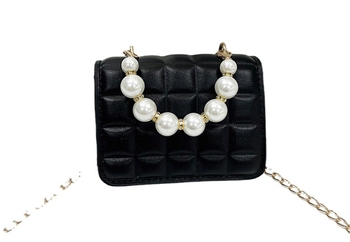 Geantă crossbody pentru copii în stil coreean, material PU, formă orizontală pătrată, închidere cu clapetă, buzunar interior cu fermoar