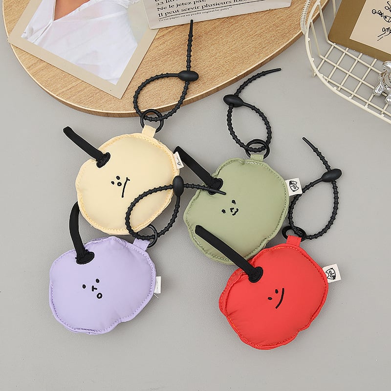 Privjesak novčanik za AirPods futrolu — mekan pliš, vodootporno, poliester, motiv anime crtani, podstava od platna