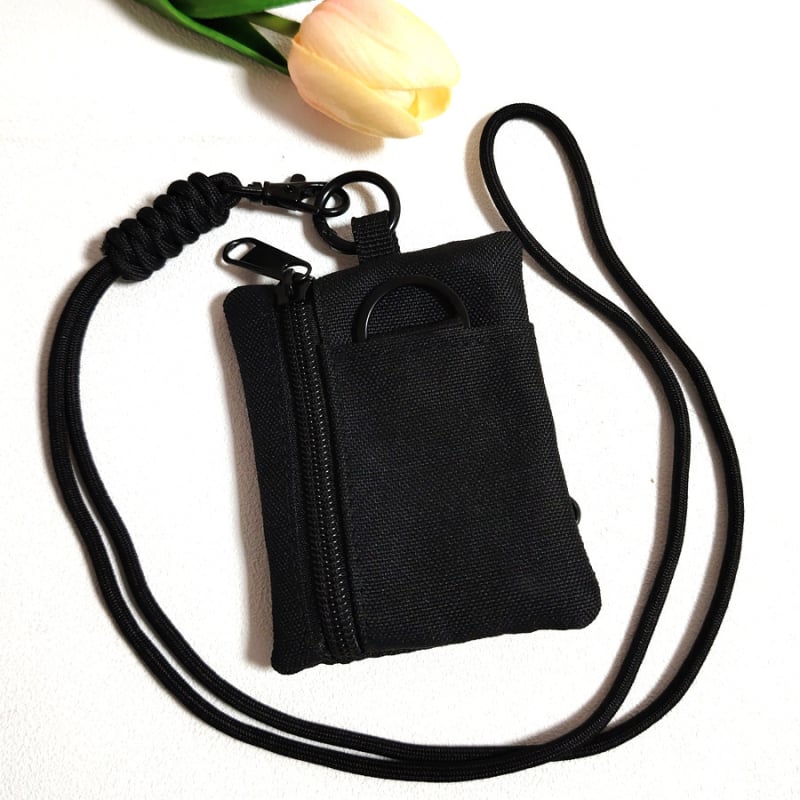 Външно тактическо портмоне за монети, мини портфейл за карти и мултифункционална спортна висулка с отделение за слушалки и ключове