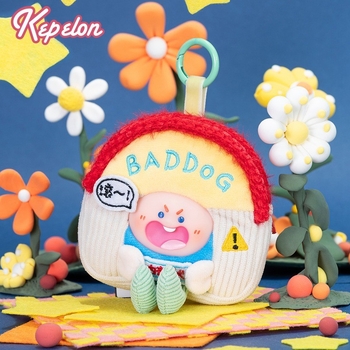 Capelon plush θήκη ακουστικών και πορτοφόλι για κέρματα – κοντή βελούδινη γούνα, γέμισμα PP βάμβακι