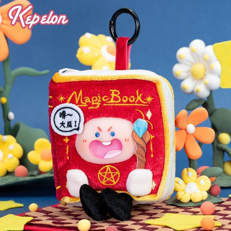 Capelon plush θήκη ακουστικών και πορτοφόλι για κέρματα – κοντή βελούδινη γούνα, γέμισμα PP βάμβακι